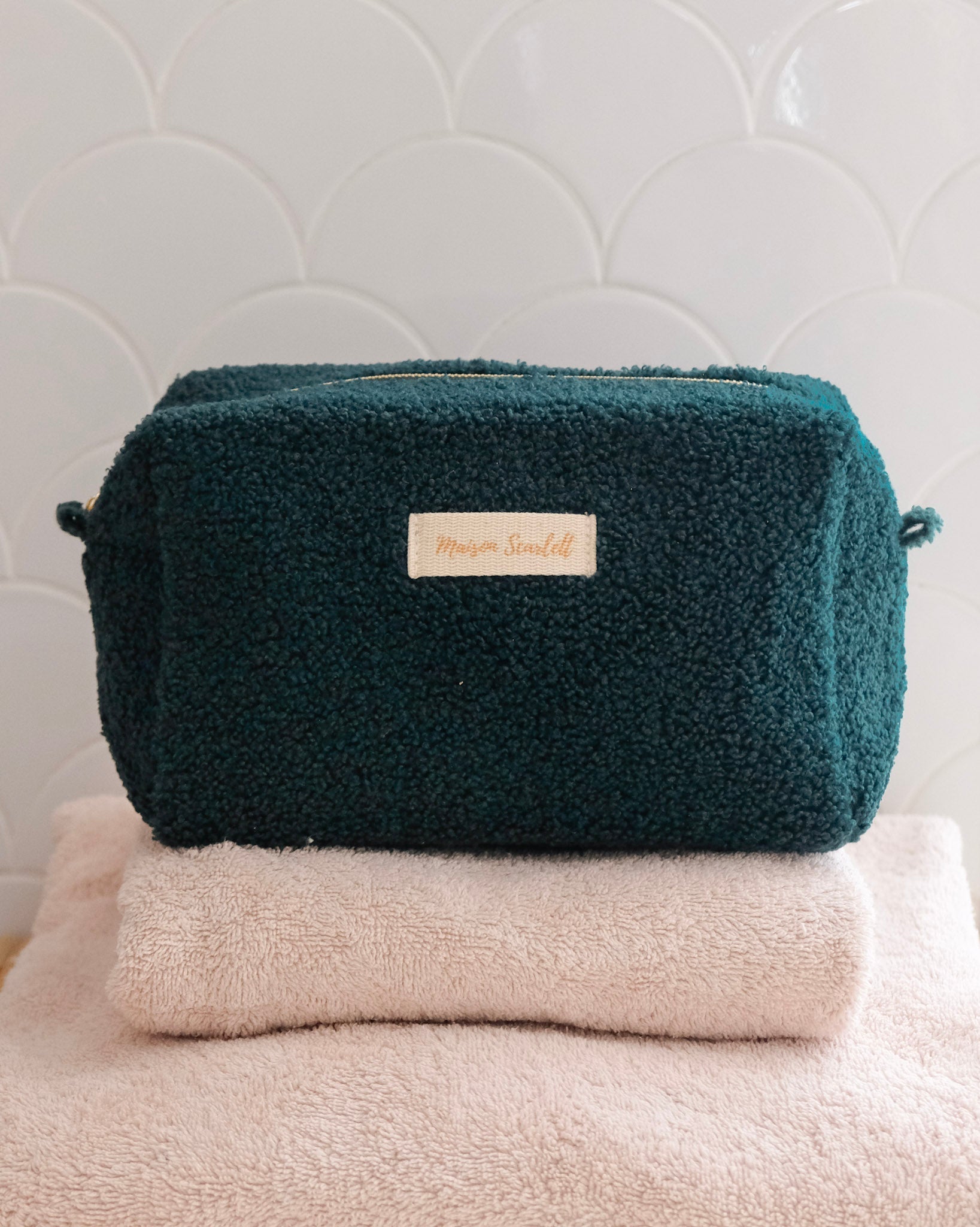 Trousse de toilette Charlotte en moumoute