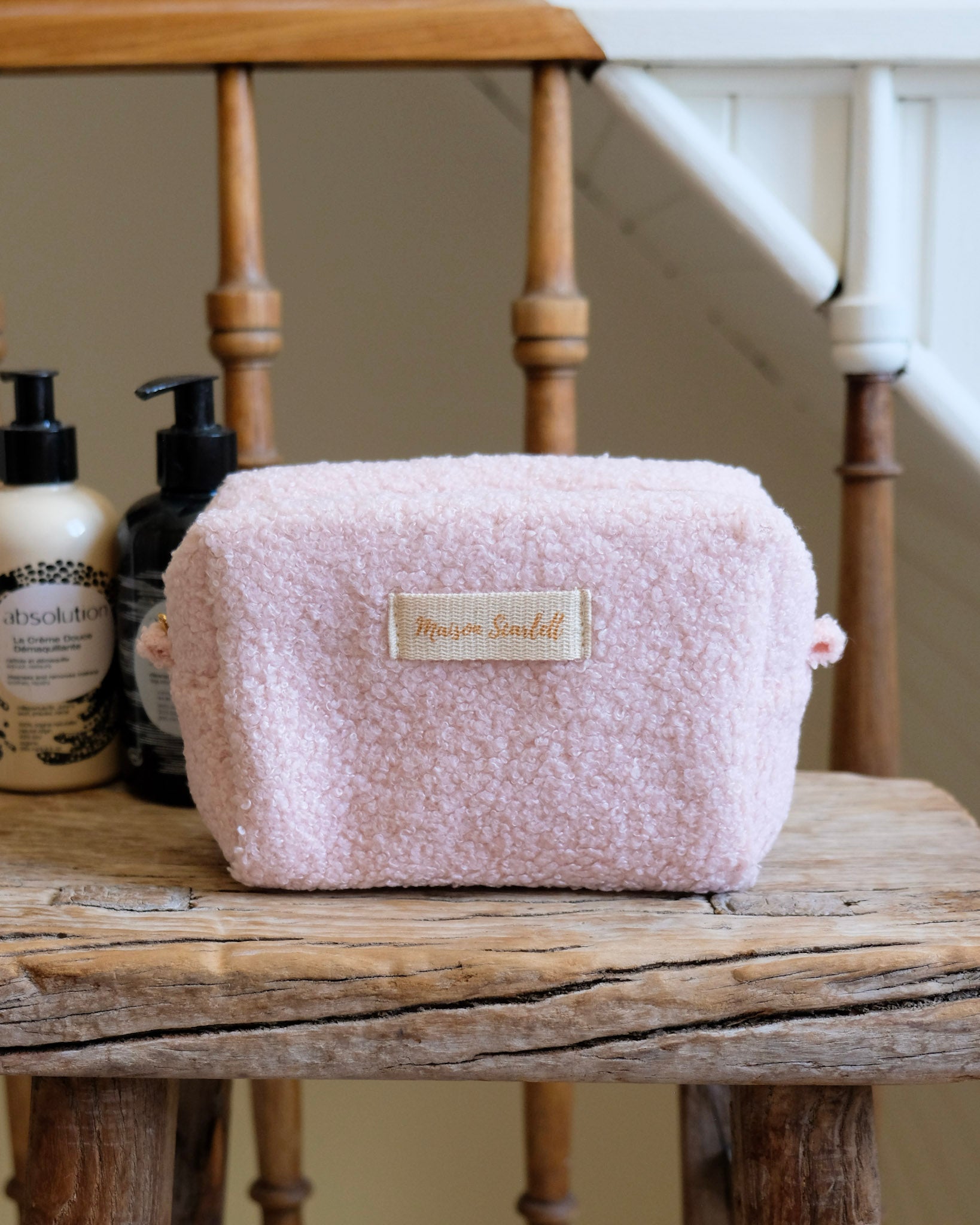Trousse de toilette Charlotte en moumoute