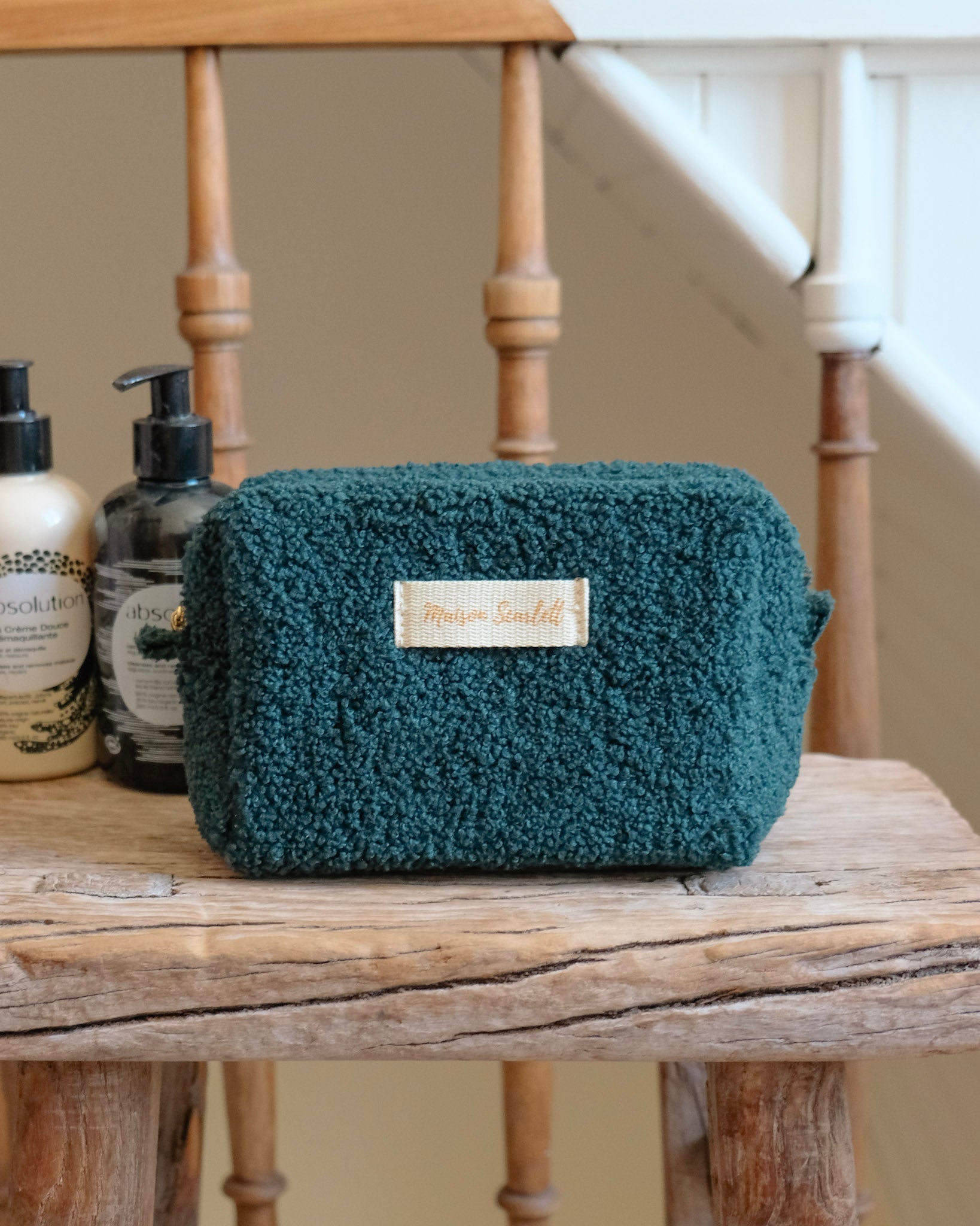 Trousse de toilette Charlotte en moumoute